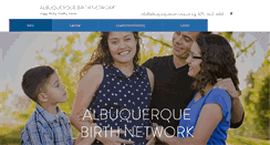 Desktop Screenshot of albuquerquebirthnetwork.org